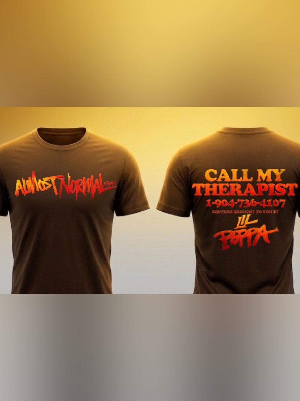 Lil Poppa Almost Normal T shirt New S-4XL Fast Shipping!